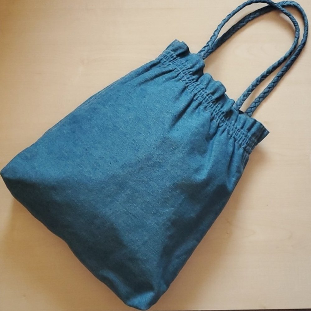 Denim Boho Carry All tote Bag